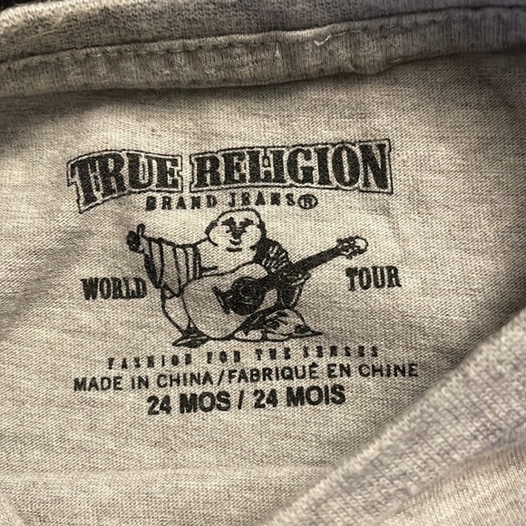 True religion long sleeve shirt size 24M - Picture 3 of 4